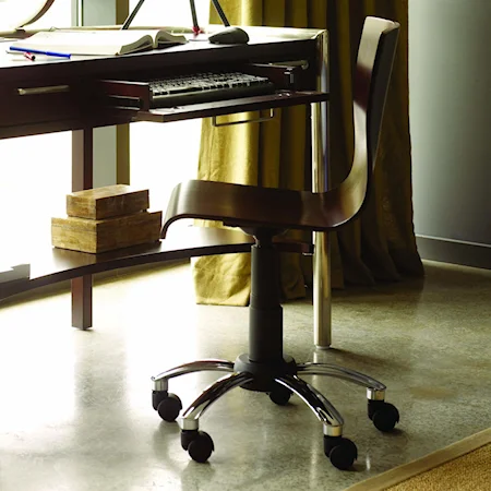 Swivel Desk Chair with Casters